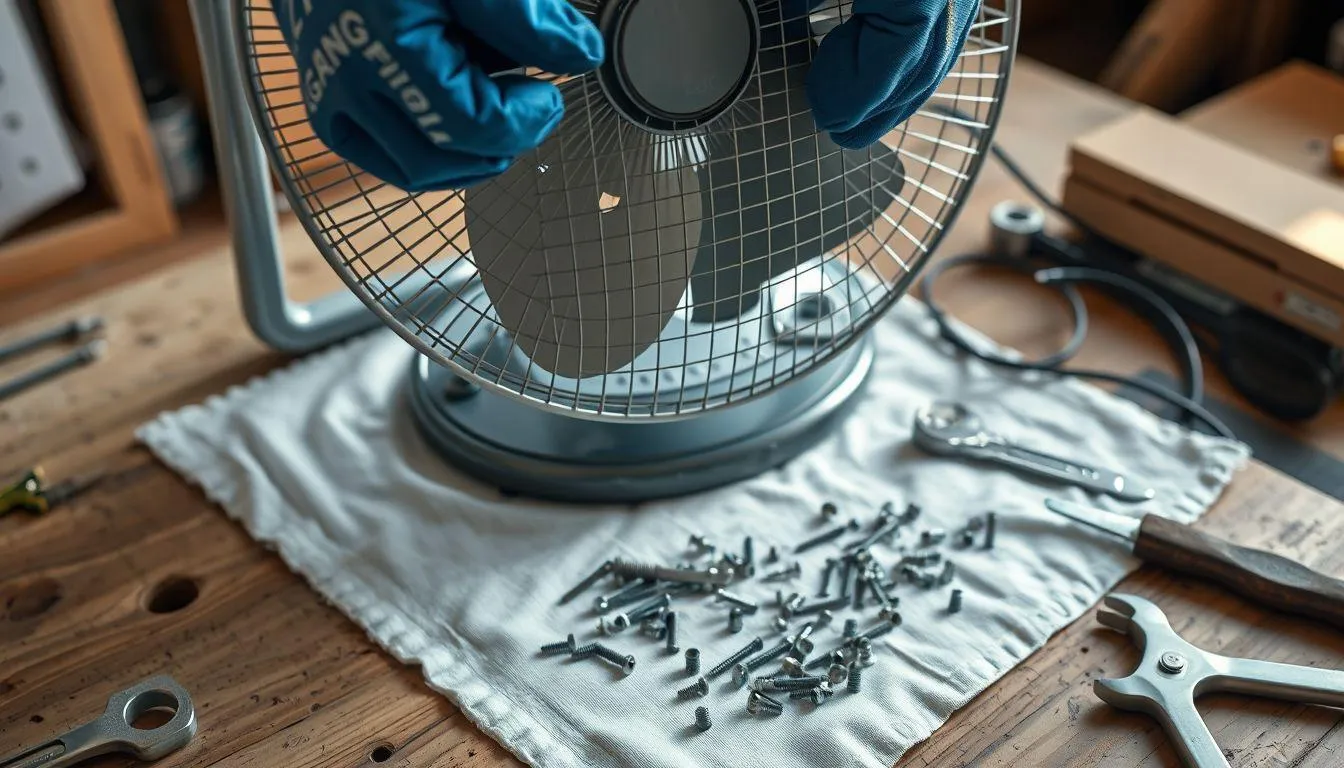 Langkah-Langkah Membuka Kipas Angin dengan Benar (c) Ilustrasi AI