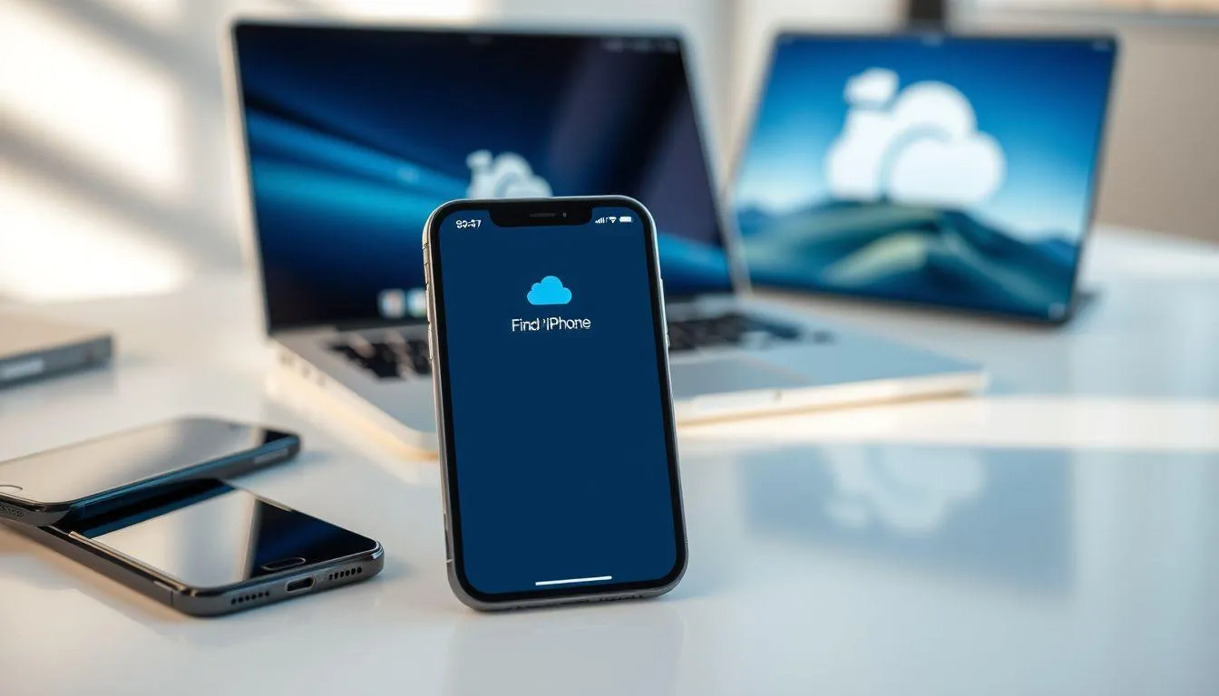 Menggunakan Find My iPhone Melalui iCloud (c) Ilustrasi AI