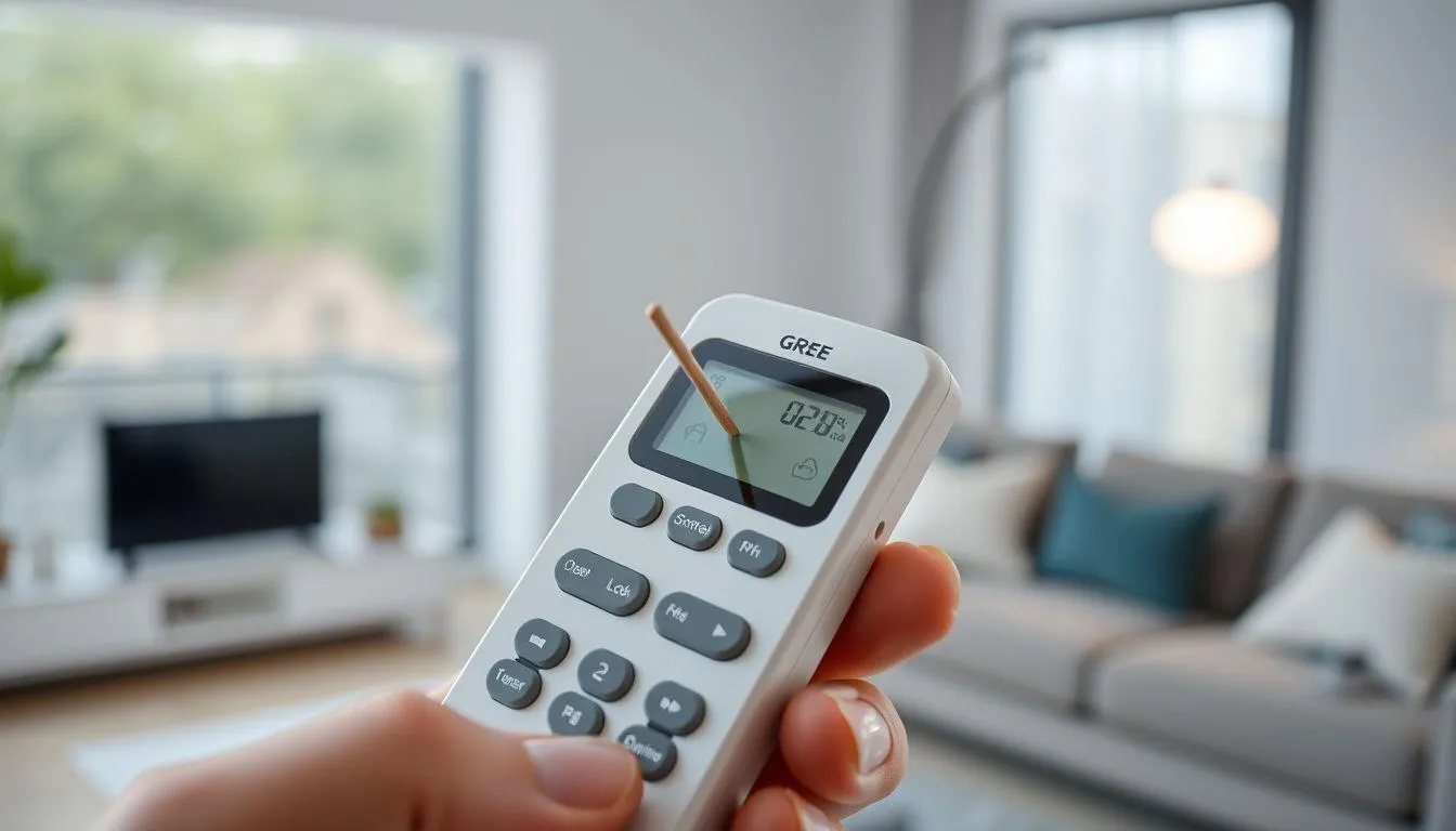 Cara Membuka Kunci Remote AC Gree dengan Fitur Switch Key (c) Ilustrasi AI