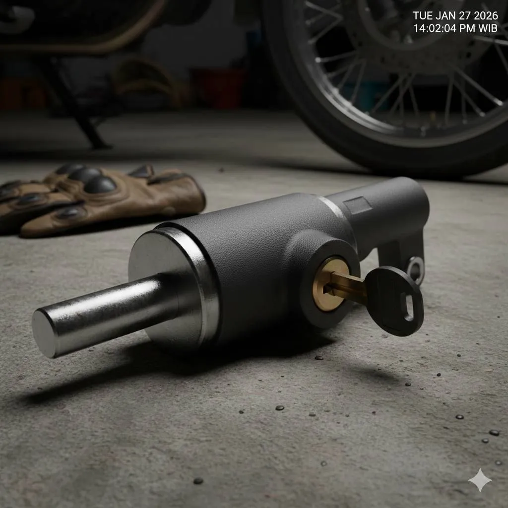 Memanfaatkan Oli Motor untuk Mengatasi Kunci Stang Macet (c) Ilustrasi AI