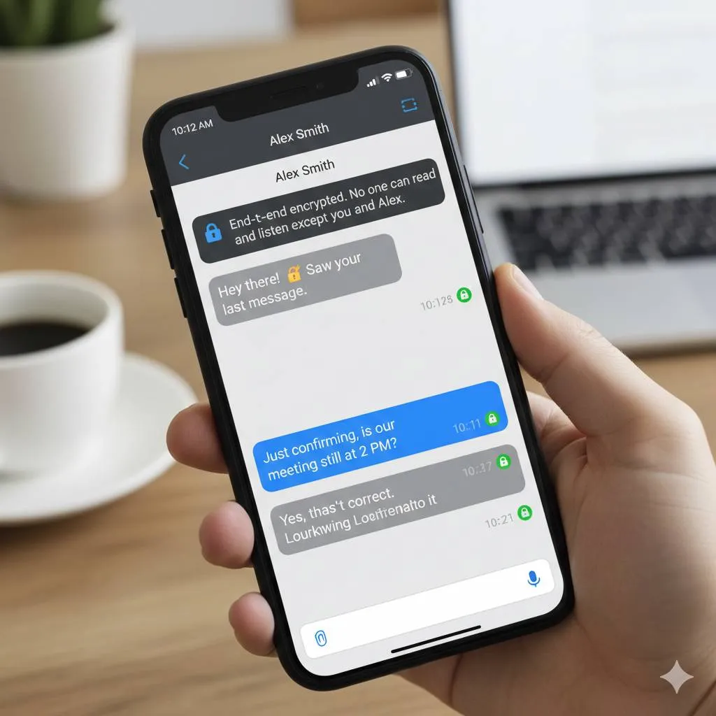 Cara Mengakses Pesan Terenkripsi di Messenger (c) Ilustrasi AI
