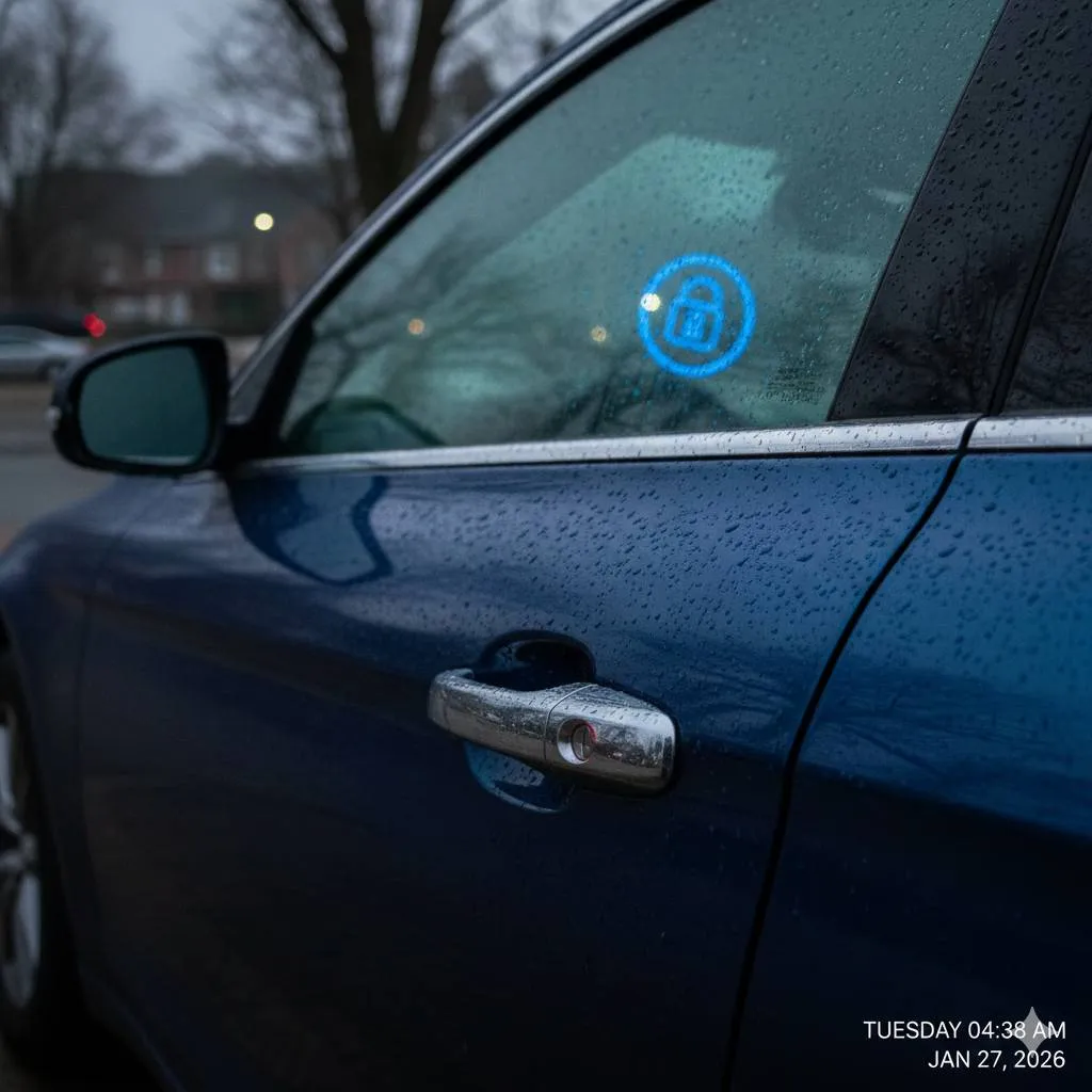 Cara Membuka Pintu Mobil Otomatis yang Terkunci (c) Ilustrasi AI