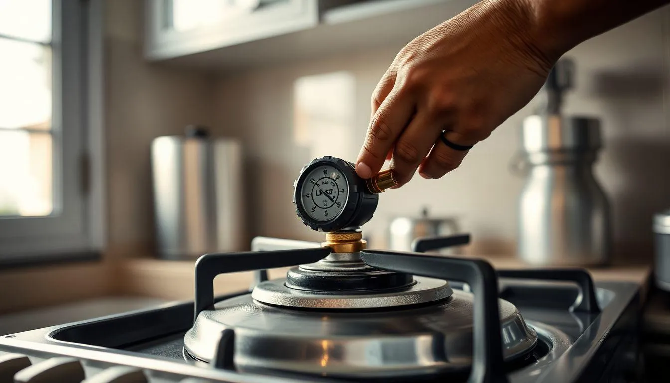 Cara Membuka Regulator Gas yang Terkunci dalam Kondisi Normal (c) Ilustrasi AI