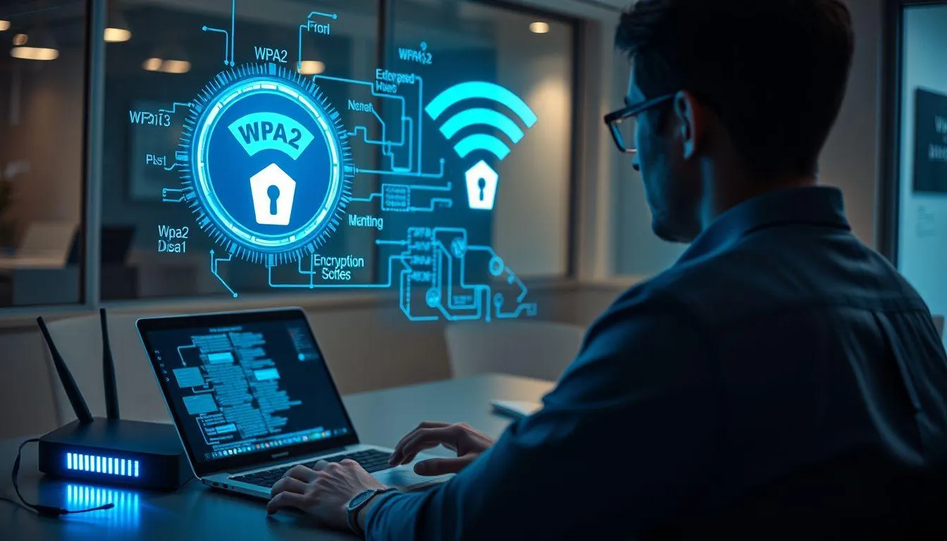 Memahami Sistem Keamanan WiFi (c) Ilustrasi AI