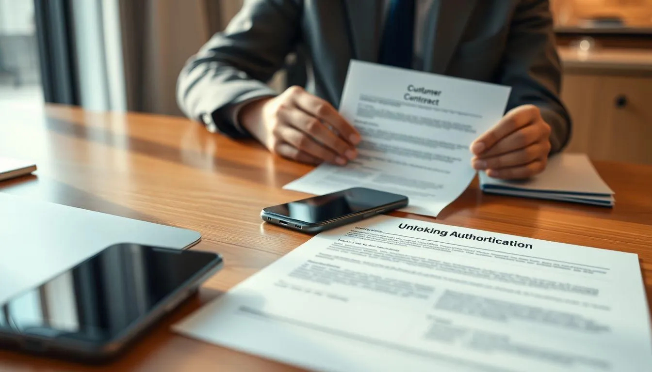 Cara Membuka SIM Lock iPhone Melalui Operator Resmi (c) Ilustrasi AI