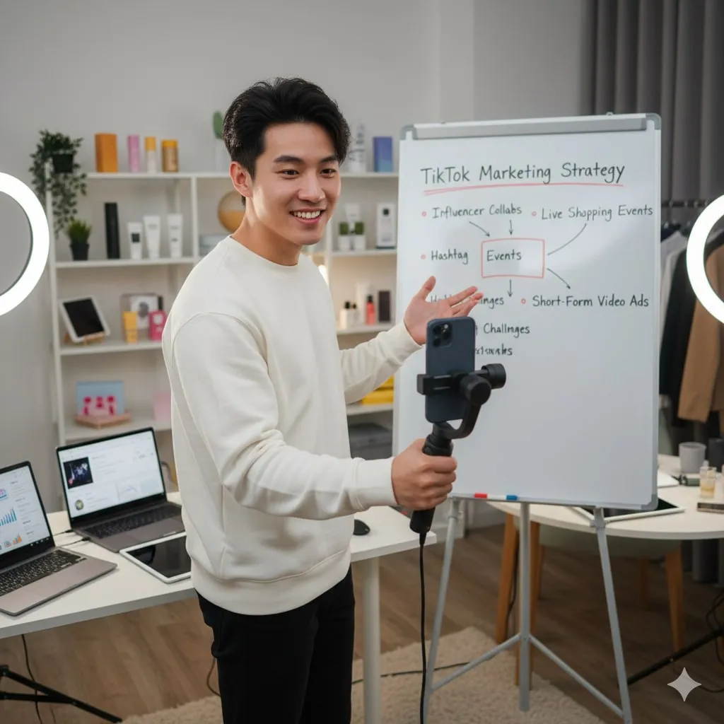 Strategi Pemasaran dan Promosi Produk (c) Ilustrasi AI