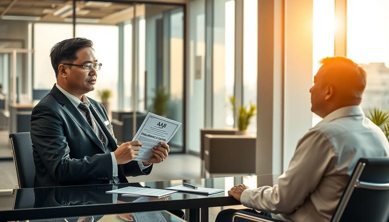 Memilih Agen Asuransi yang Profesional dan Berlisensi (c) Ilustrasi AI