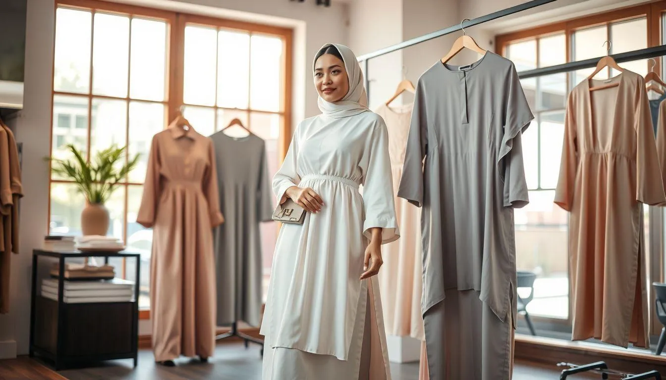 2. Perhatikan Potongan dan Siluet yang Sesuai (c) Ilustrasi AI