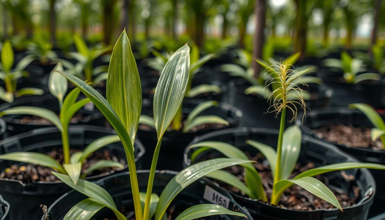 Cara Memilih Bibit Sawit Betina Berdasarkan Ujung Daun (c) Ilustrasi AI