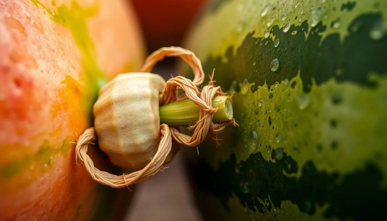 Memeriksa Batang dan Tangkai Semangka (c) Ilustrasi AI