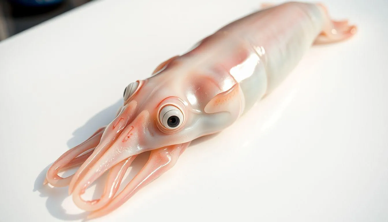 Mengenal Karakteristik Cumi Segar (c) Ilustrasi AI