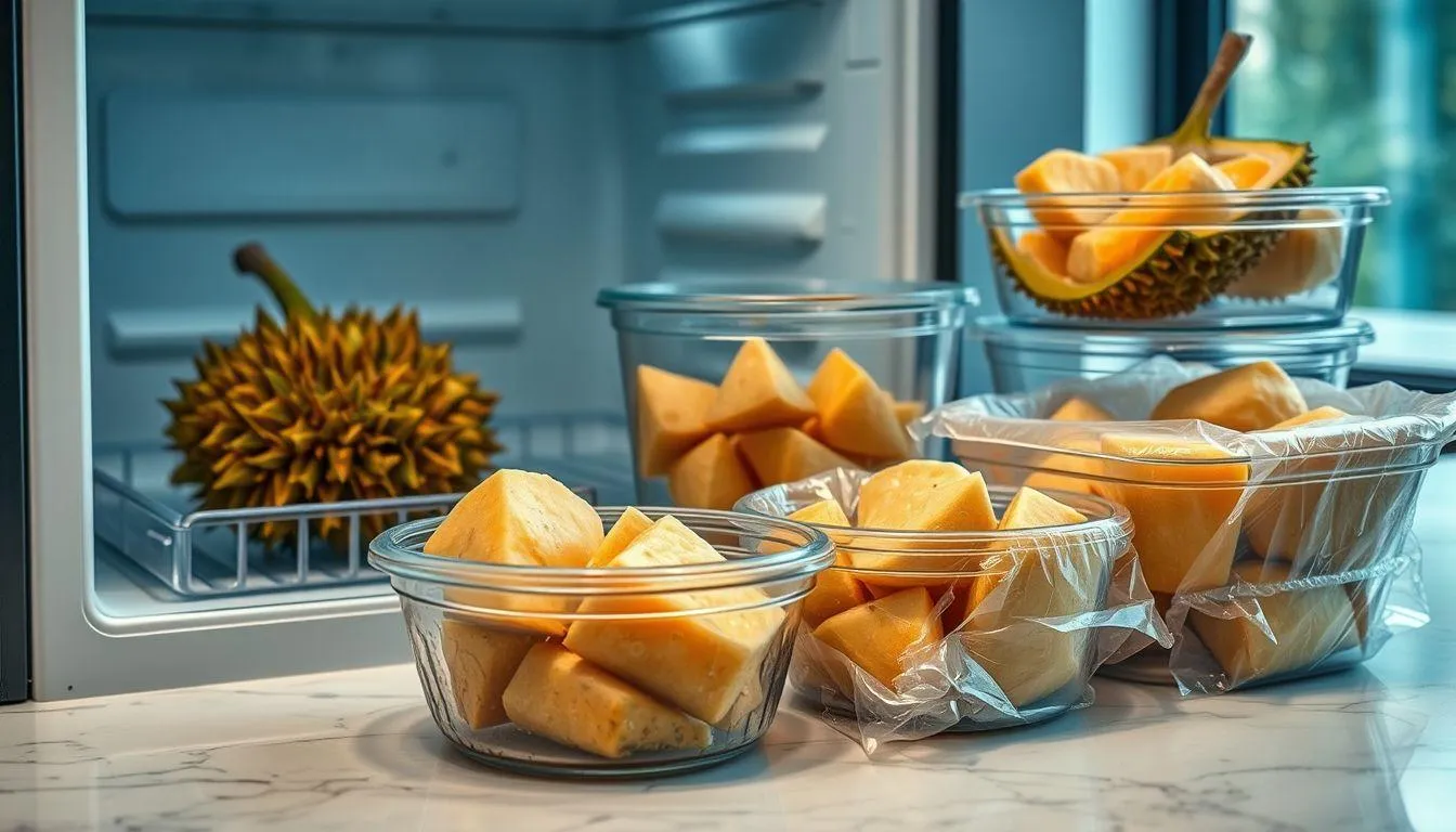 Cara Menyimpan Durian Agar Tetap Segar (c) Ilustrasi AI