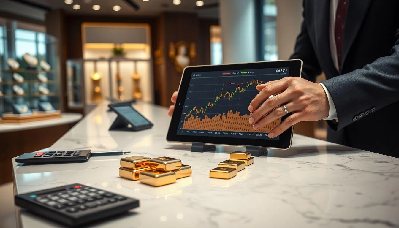 Memantau Harga Emas Terkini (c) Ilustrasi AI