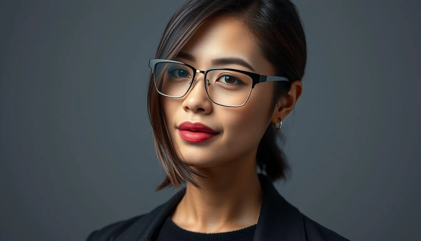 Frame Kacamata untuk Wajah Bulat (c) Ilustrasi AI