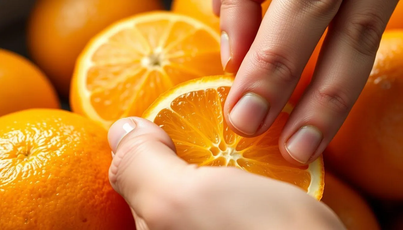 Cara Memilih Jeruk Manis Berdasarkan Tekstur Kulit (c) Ilustrasi AI