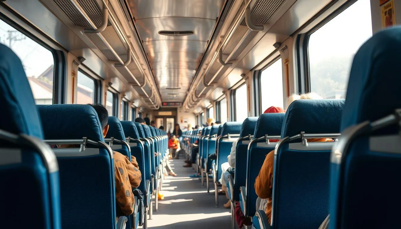 Memahami Arah Laju Kereta dan Pemilihan Nomor Kursi (c) Ilustrasi AI