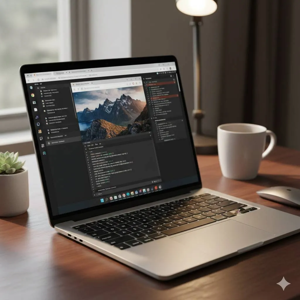 Mempertimbangkan Kualitas Layar dan Ukuran (c) Ilustrasi AI