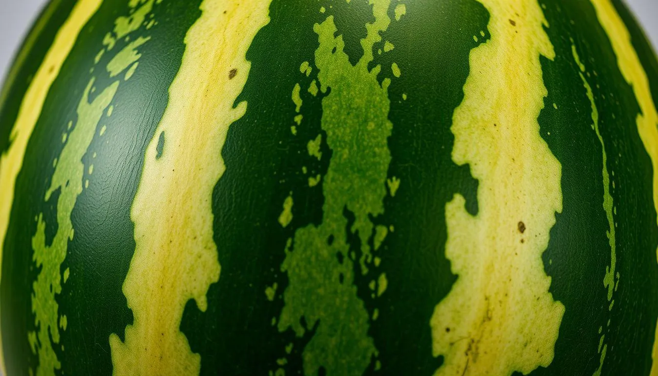 Memperhatikan Garis dan Warna Kulit Semangka (c) Ilustrasi AI