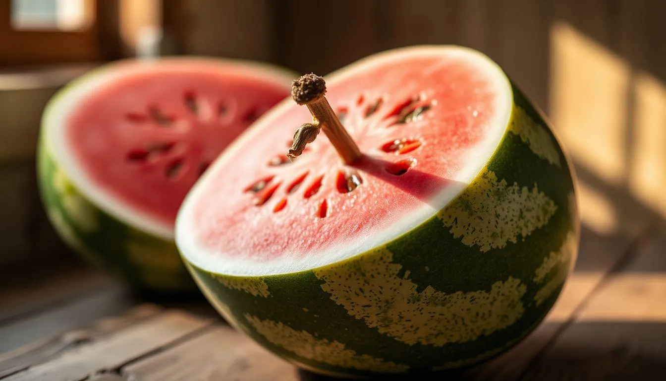 Memeriksa Kondisi Batang Semangka (c) Ilustrasi AI