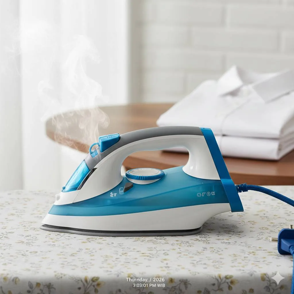 Bobot dan Ergonomi Setrika (c) Ilustrasi AI