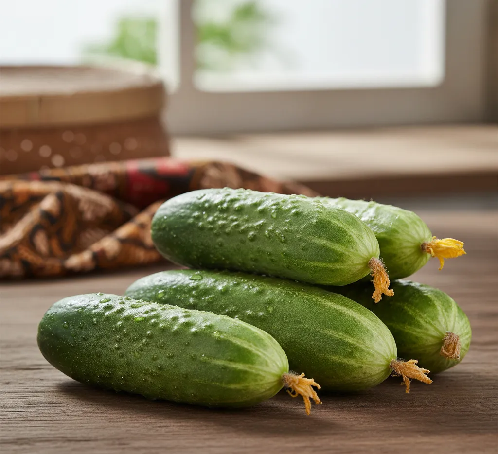 ilustrasi mentimun - image by AI