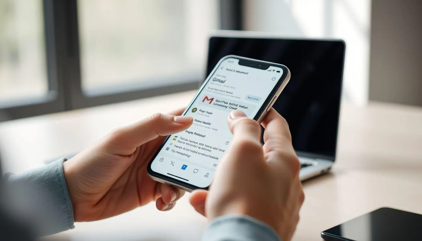 Menggunakan Email (c) Ilustrasi AI