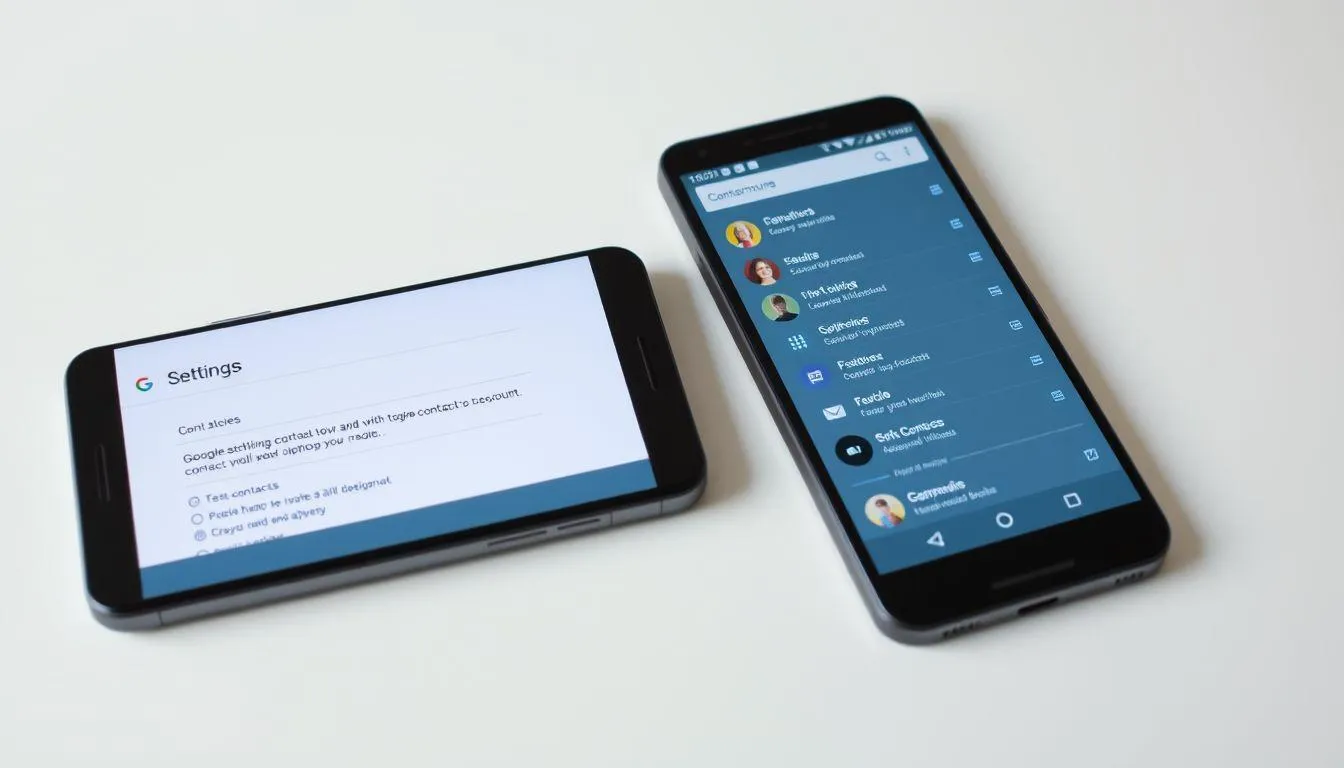 Cara Memindahkan Kontak Menggunakan Akun Google (c) Ilustrasi AI