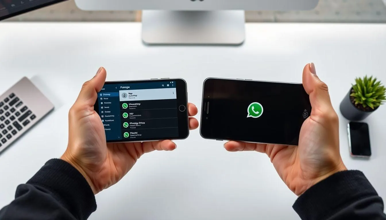 Cara Memindahkan WhatsApp Menggunakan File Lokal (Android) (c) Ilustrasi AI