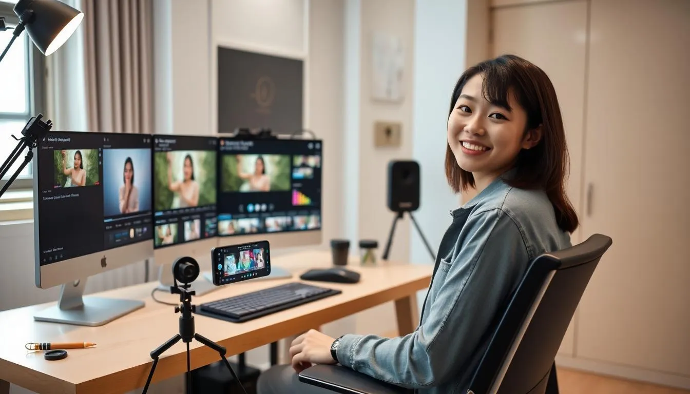 Teknik Lanjutan Memotong Video di TikTok (c) Ilustrasi AI