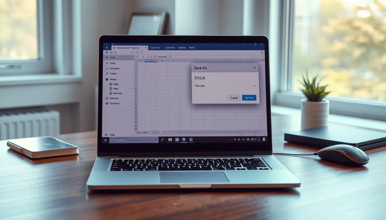 Menyimpan File dalam Format SYLK (c) Ilustrasi AI