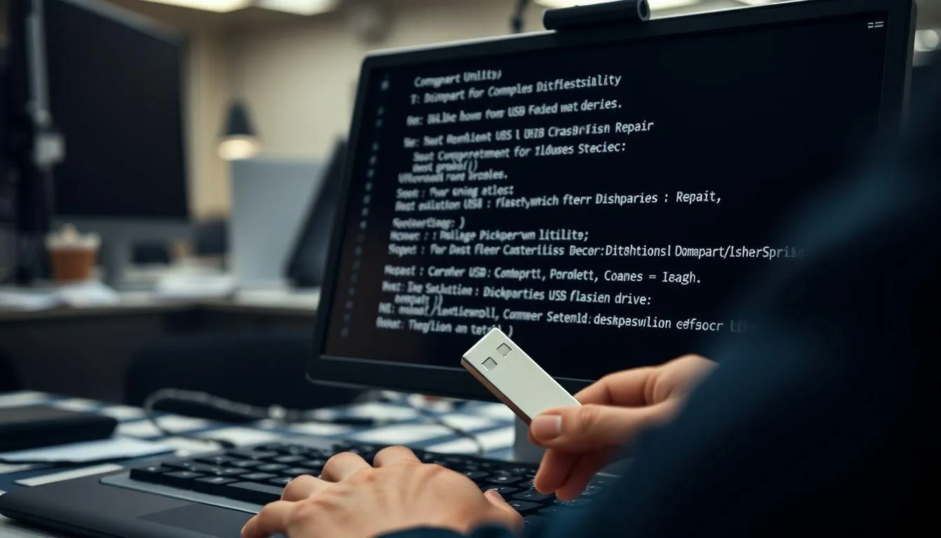 Menggunakan Command Prompt (CMD) dengan Diskpart (c) Ilustrasi AI