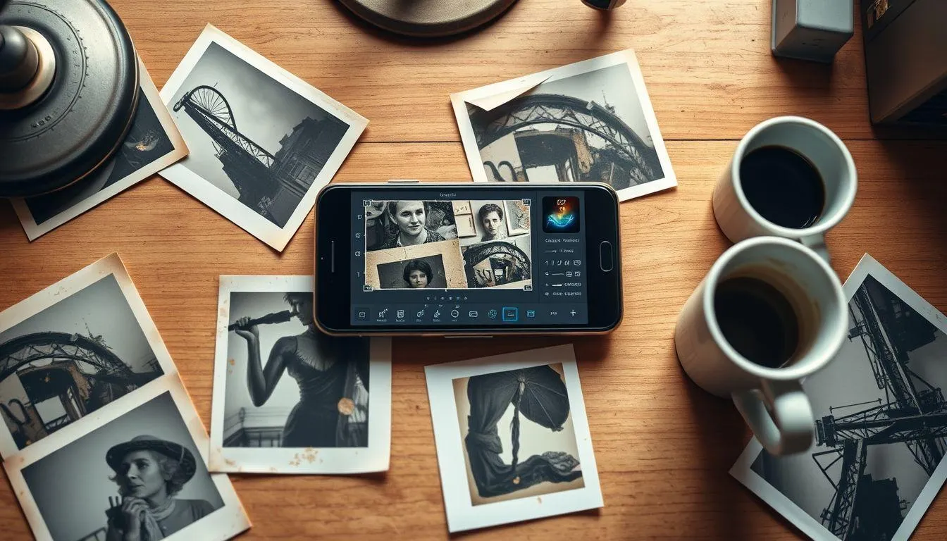 Cara Memperbaiki Foto Lama Rusak dan Berjamur dengan Adobe Photoshop Express (c) Ilustrasi AI