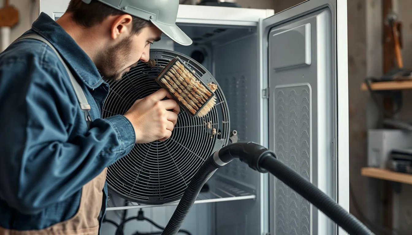 Membersihkan Kondensor untuk Meningkatkan Efisiensi Pendinginan (c) Ilustrasi AI