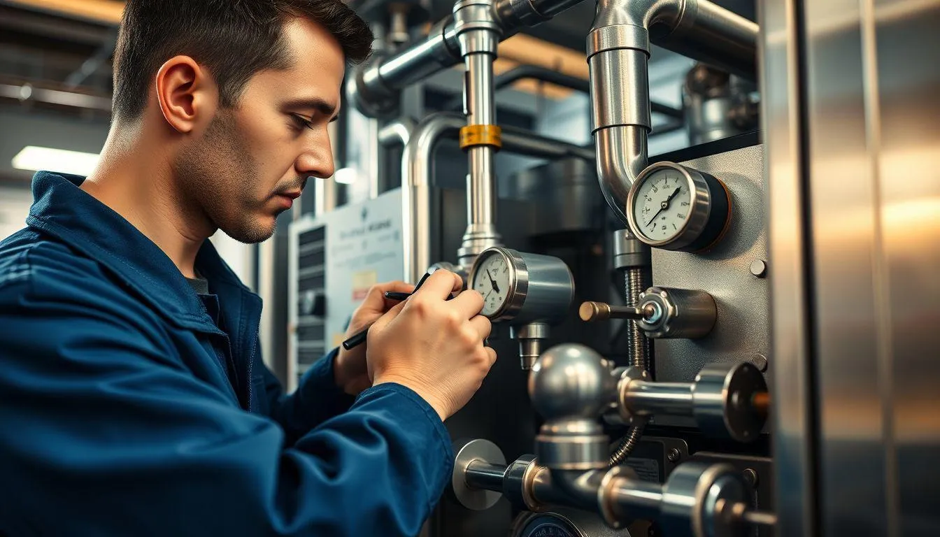 Memeriksa Kondisi Kompresor (c) Ilustrasi AI