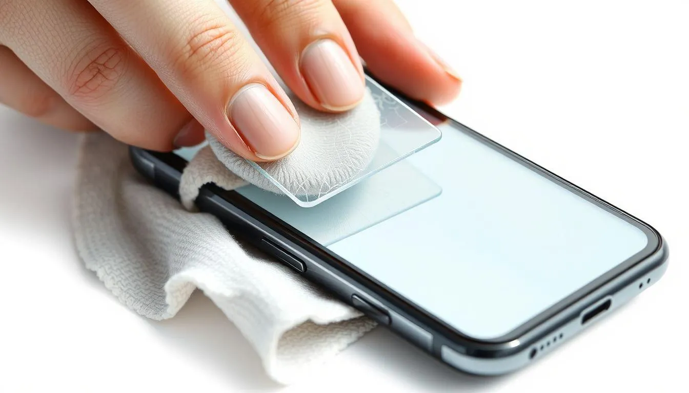 Membersihkan Layar dan Screen Protector