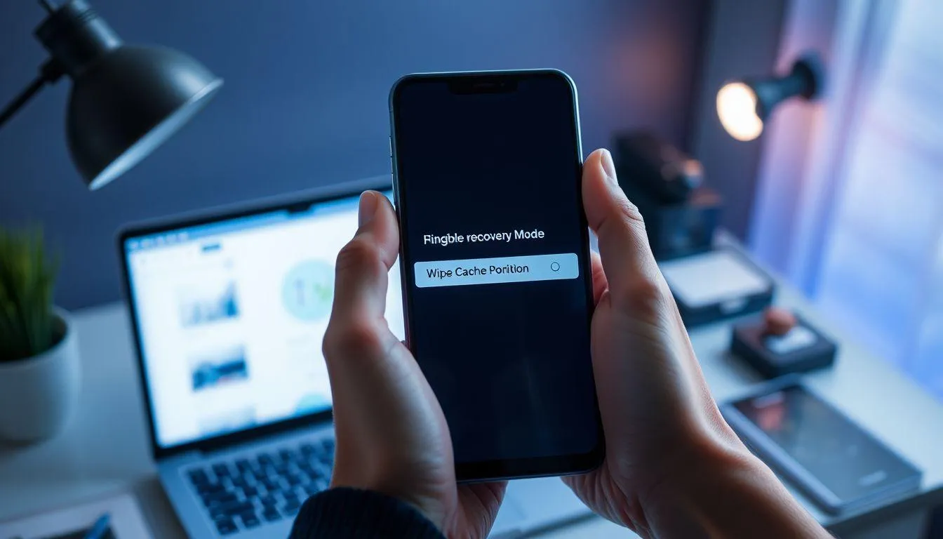 6. Hapus Cache Aplikasi dan Sistem (c) Ilustrasi AI