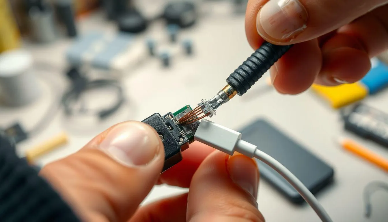 Memperbaiki dengan Heat Shrink Tubing (c) Ilustrasi AI