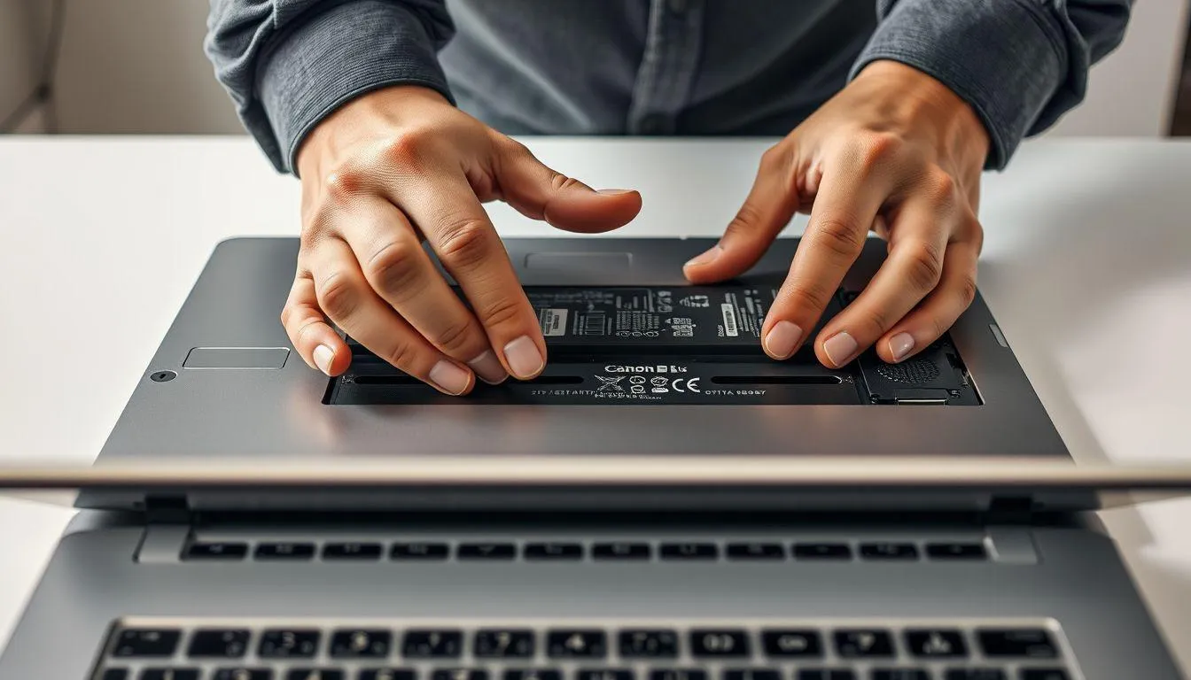 10. Lepas dan Pasang Kembali Baterai (c) Ilustrasi AI