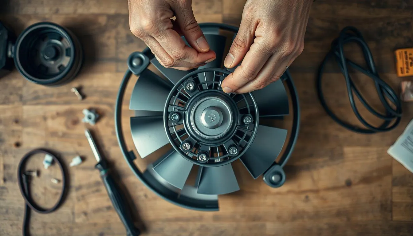 2. Cabut Kipas dan Bongkar Bagian Pelindung (c) Ilustrasi AI