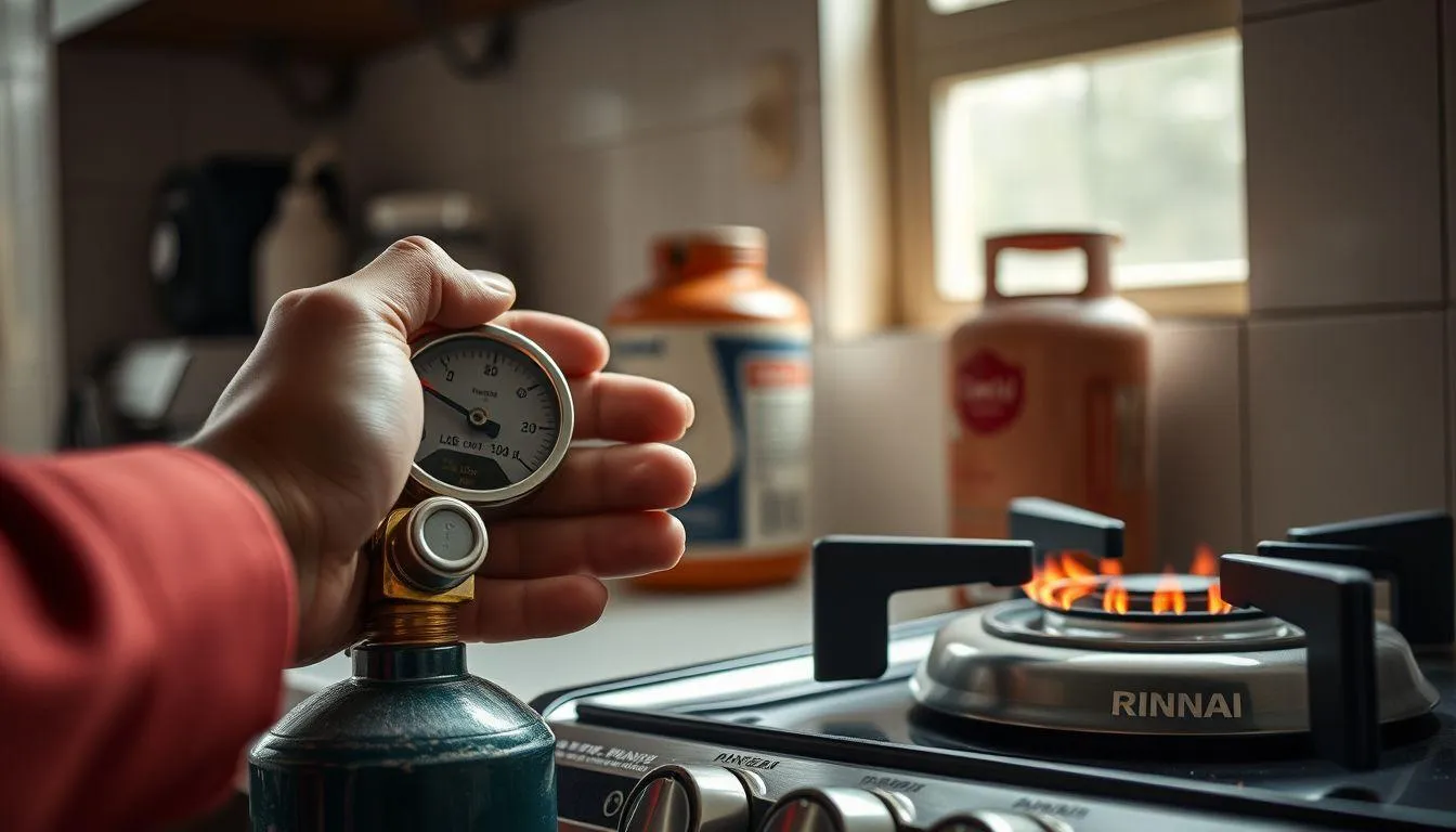 4. Memeriksa Kondisi Tabung Gas (c) Ilustrasi AI