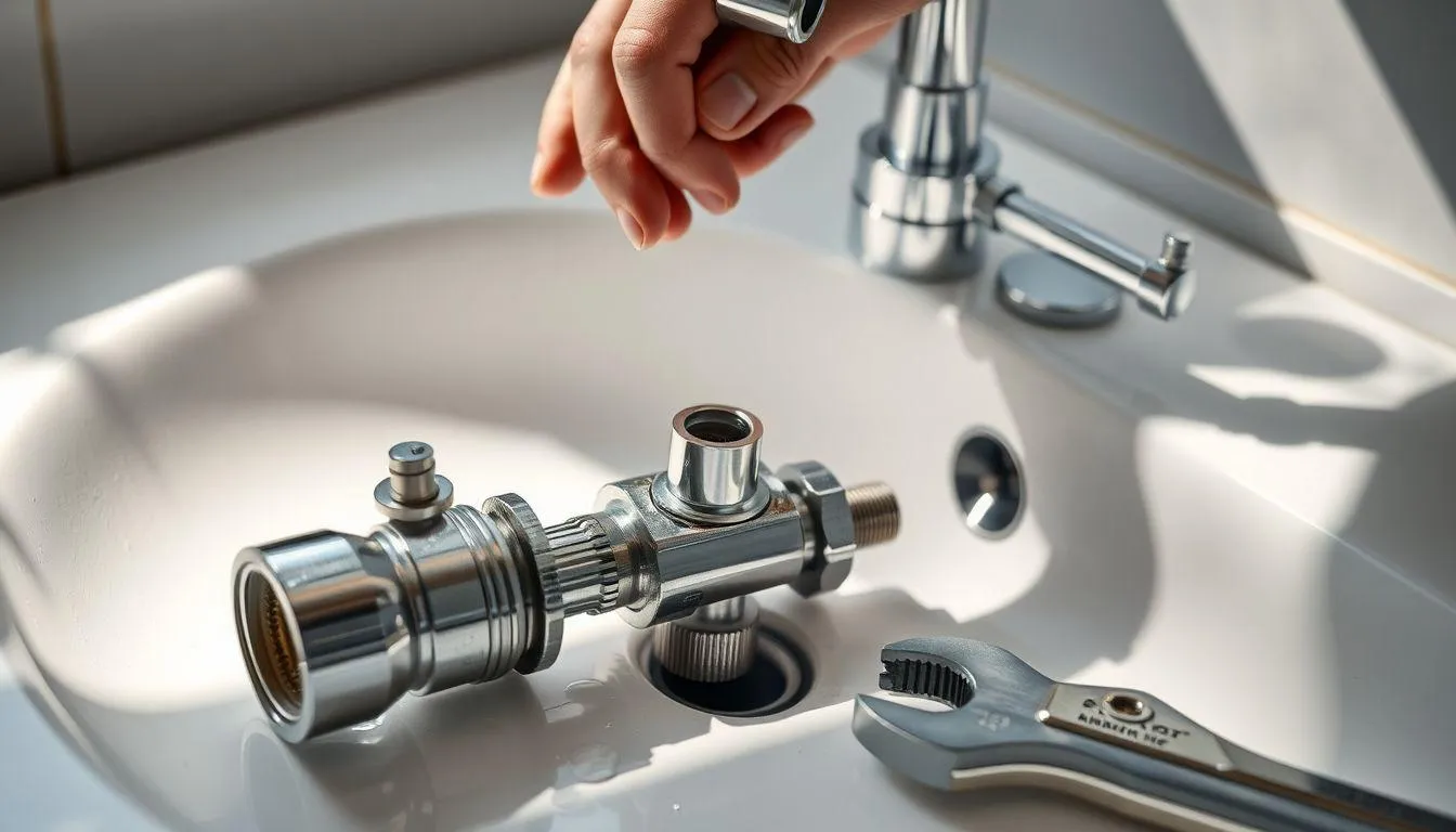 4. Cara Memperbaiki Kran Air Besi yang Bocor dengan Membersihkan Cartridge (c) Ilustrasi AI