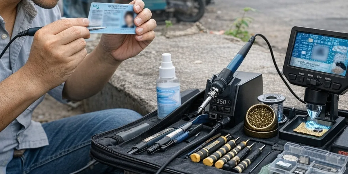 4. Cara Memperbaiki KTP yang Buram di Luar Domisili (c) Ilustrasi AI