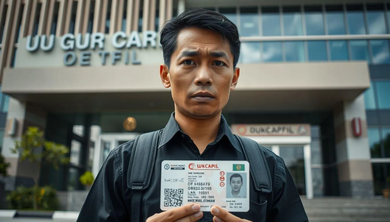 Solusi Jika KTP Rusak Saat Berada di Luar Kota (c) Ilustrasi AI