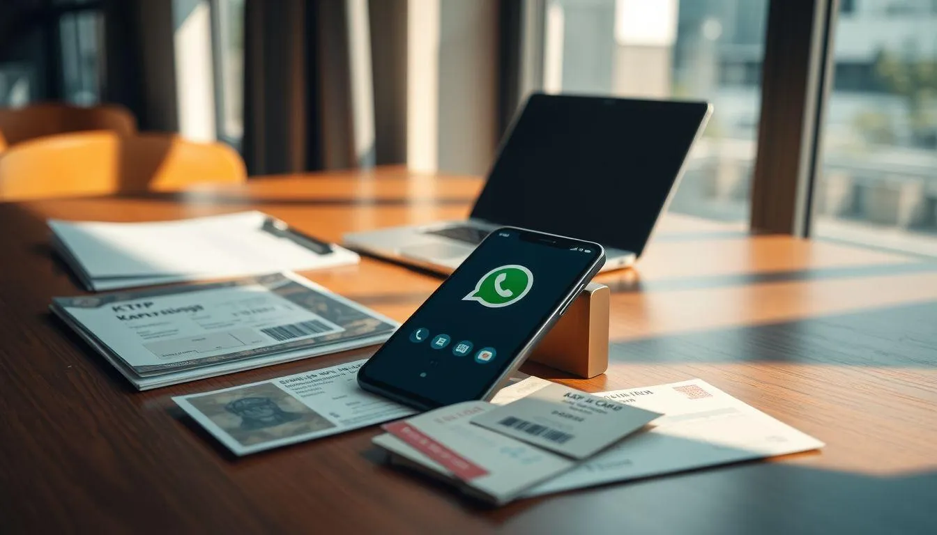 2. Cara Memperbaiki KTP yang Buram Secara Online Melalui WhatsApp (c) Ilustrasi AI