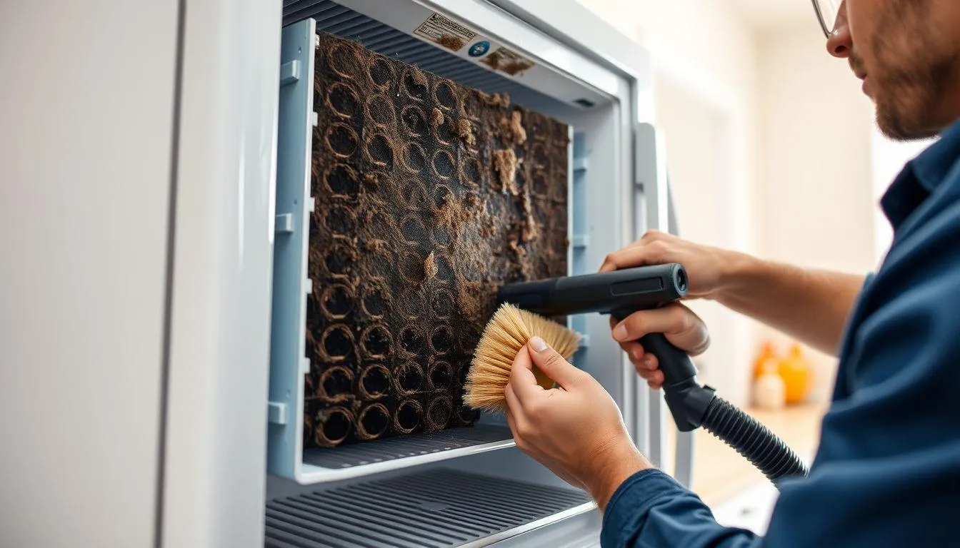 Membersihkan Kumparan Kondensor (c) Ilustrasi AI