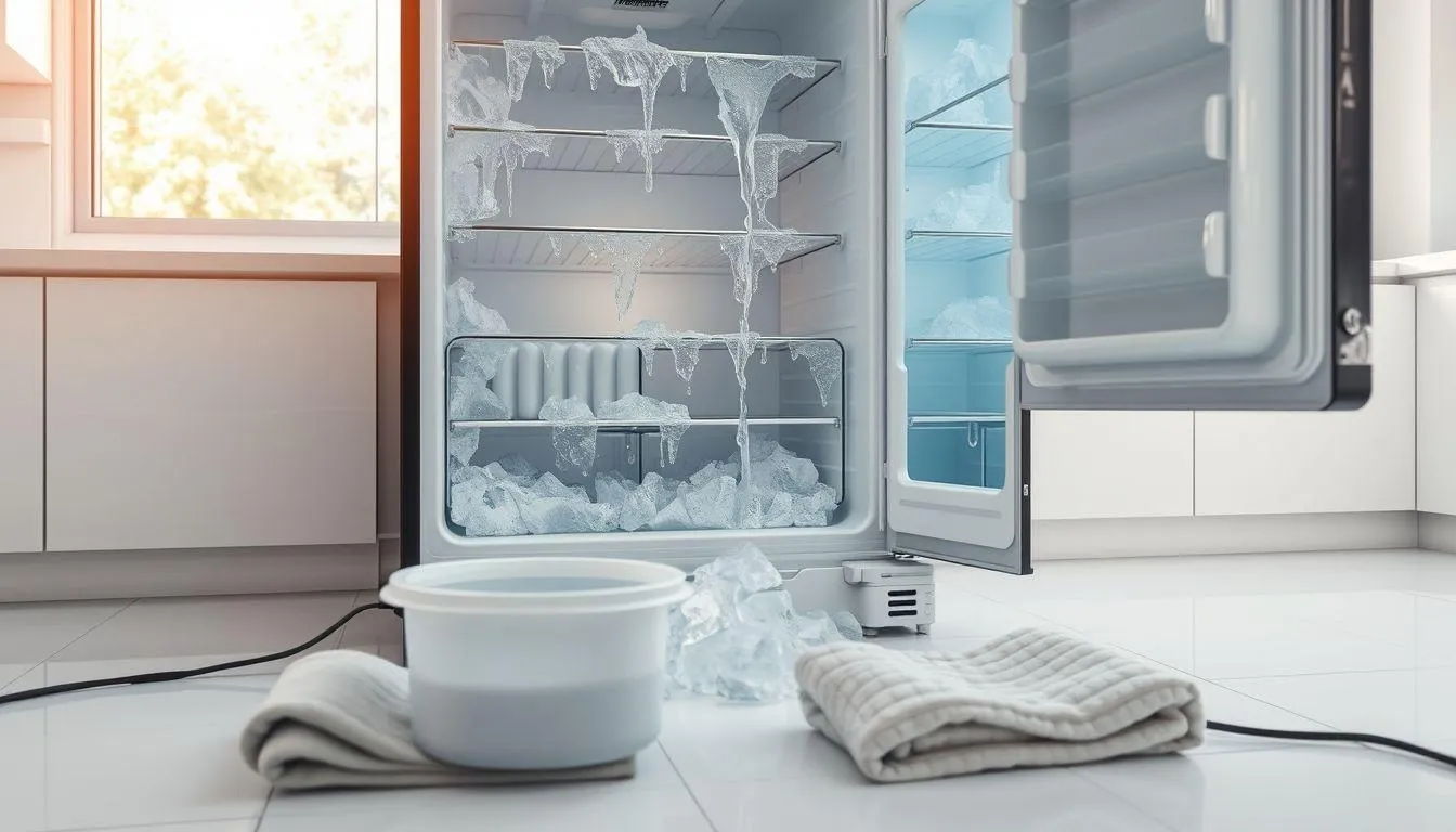 6. Lakukan Defrost Manual untuk Mengatasi Pembekuan Berlebih (c) Ilustrasi AI