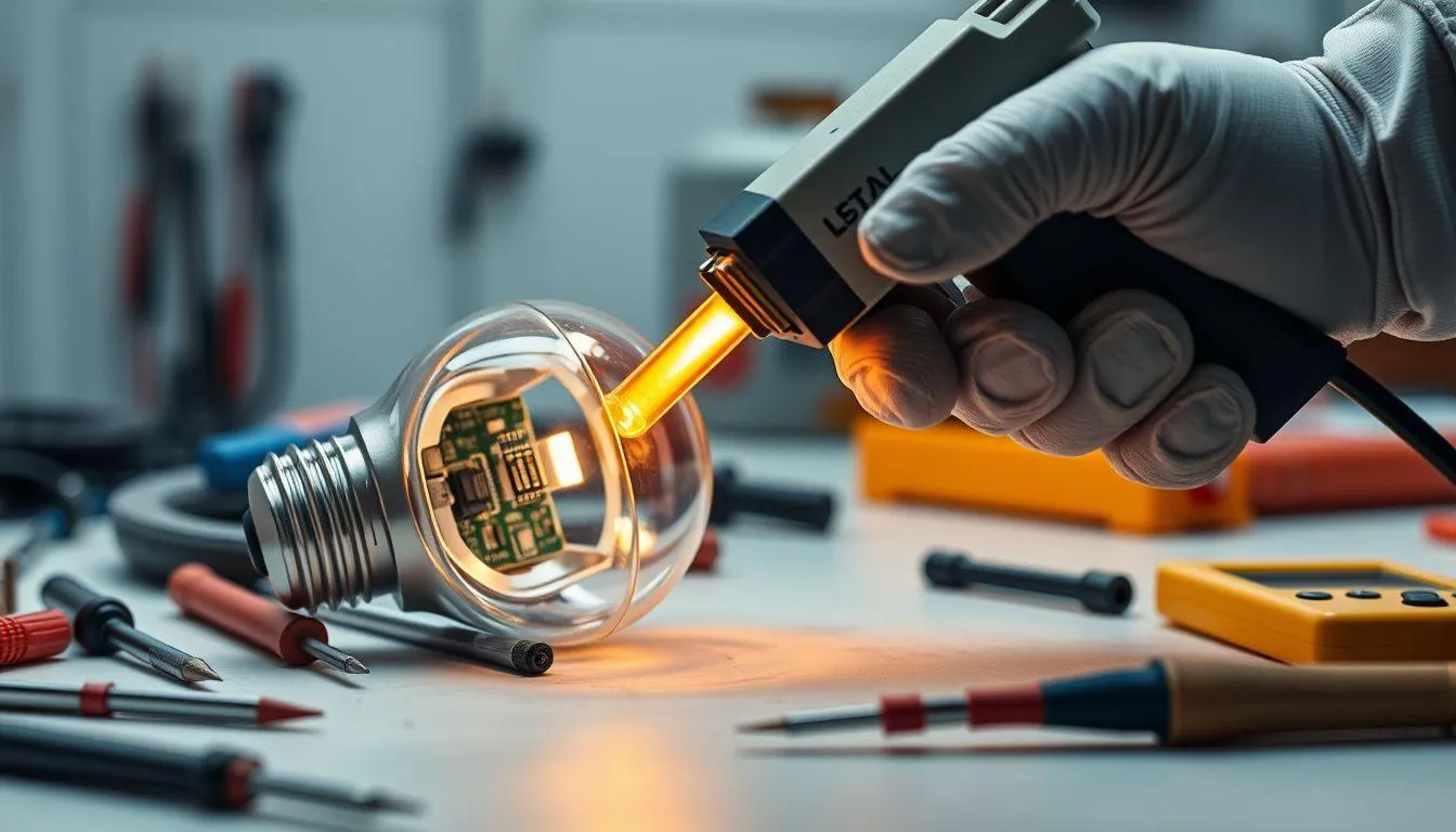 17. Menggunakan Metode Heat Gun untuk Perbaikan (c) Ilustrasi AI