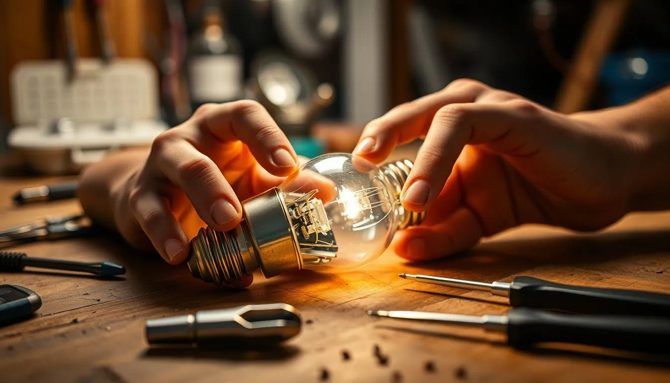 19. Keuntungan Memperbaiki Lampu LED Sendiri (c) Ilustrasi AI