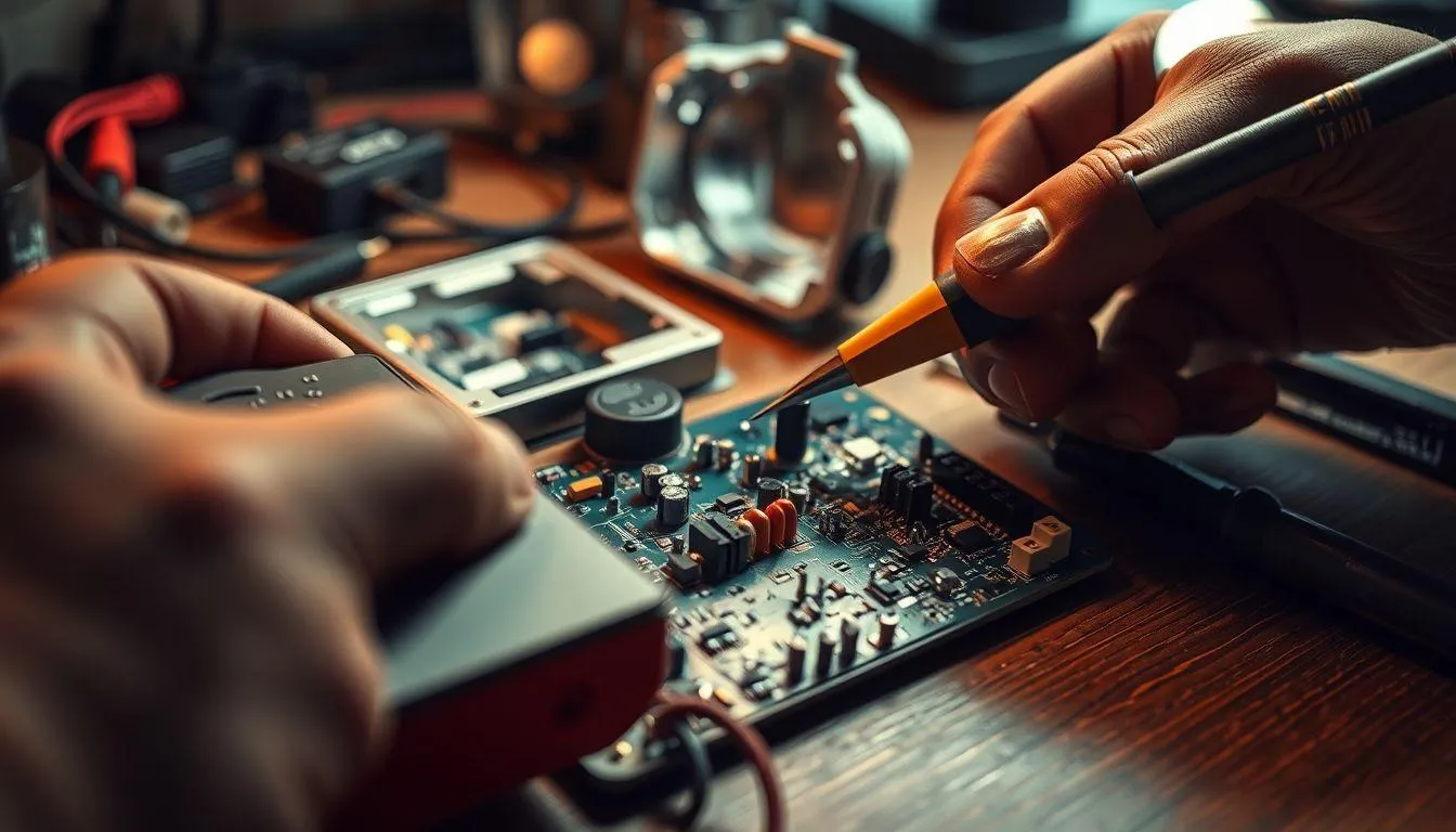 5. Memperbaiki Resistor yang Rusak (c) Ilustrasi AI