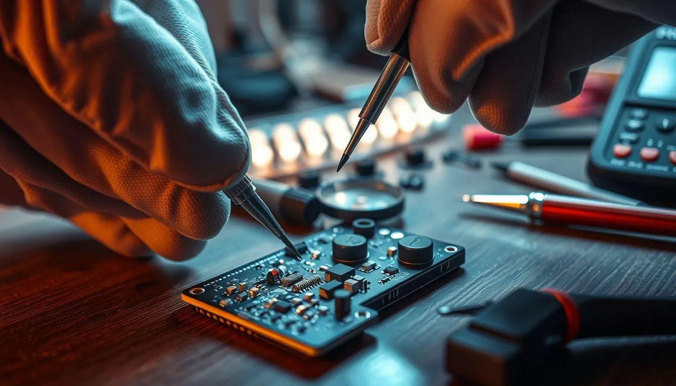 7. Memperbaiki LED Chip yang Mati Sebagian (c) Ilustrasi AI